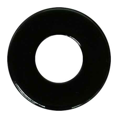 Midwest Fastener Flat Washer, For Screw Size 1/4" , Steel Black Chrome Finish, 12 PK 34411